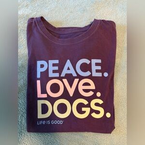 Life Is Good shirts- small and medium